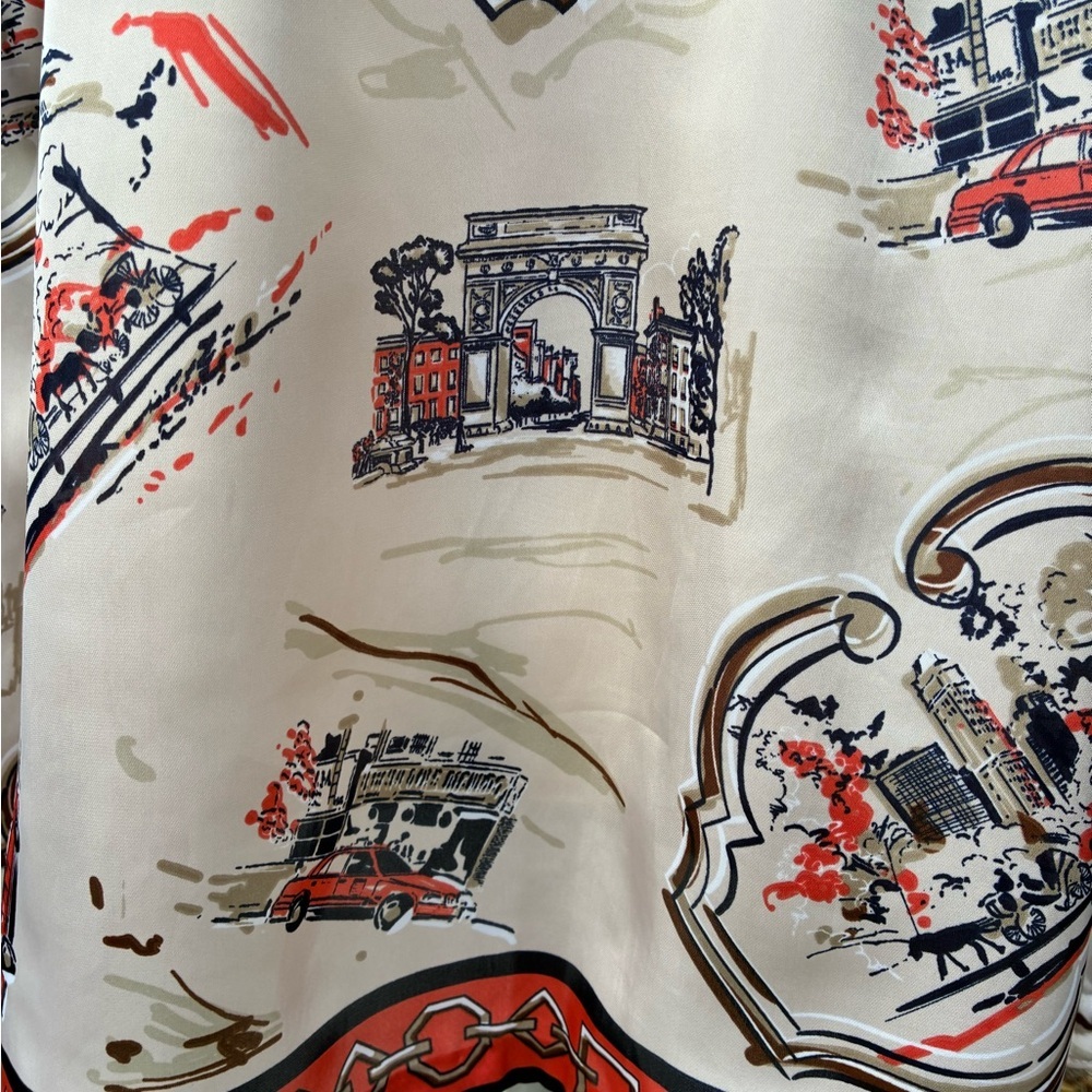 Charter Club NYC Printed Blouse Size Largr - Picture 9 of 12